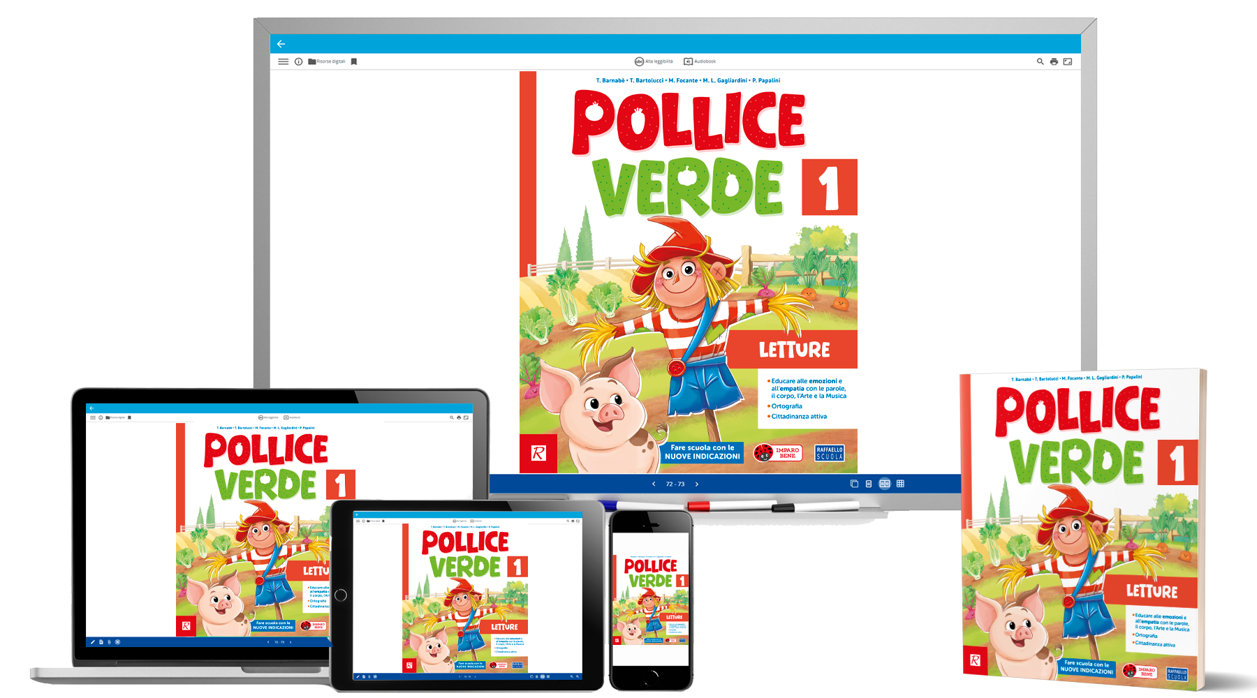 Raffaello Player su desktop, tablet e smartphone – Libreria digitale per libri di testo